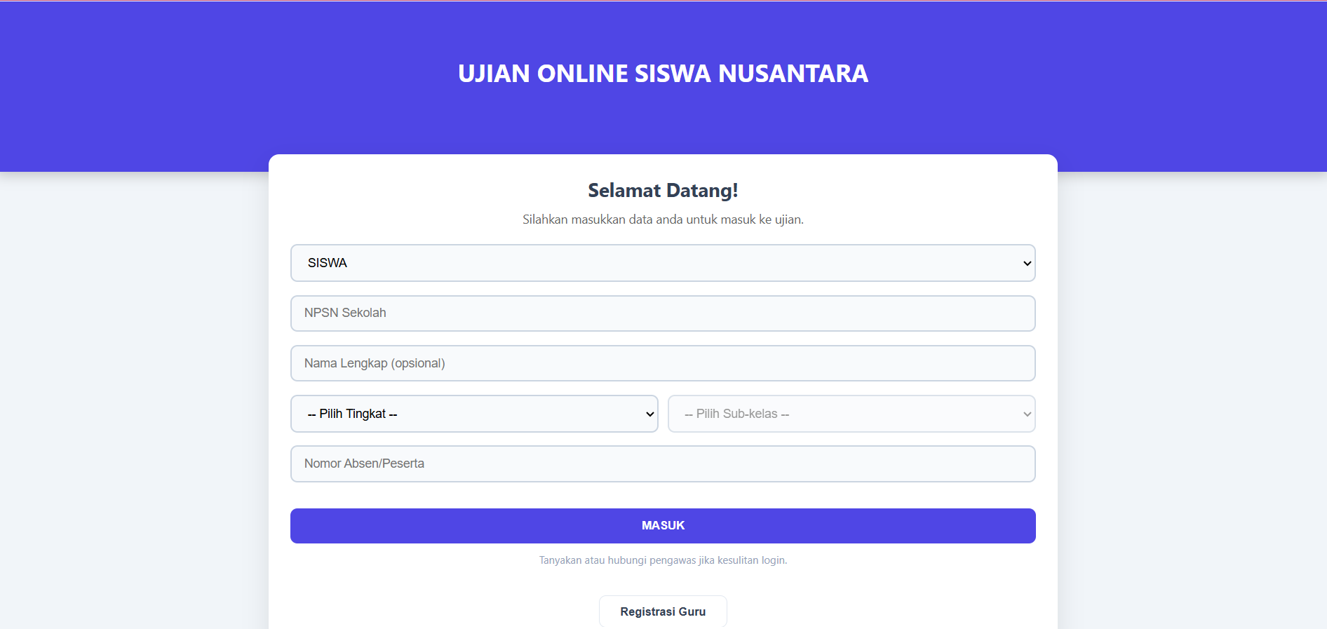 APLIKASI MEMBUAT SOAL MY EXAM PILIHAN GANDA KOMPLEK DAN LIMA TIPE SOAL LAINNYA